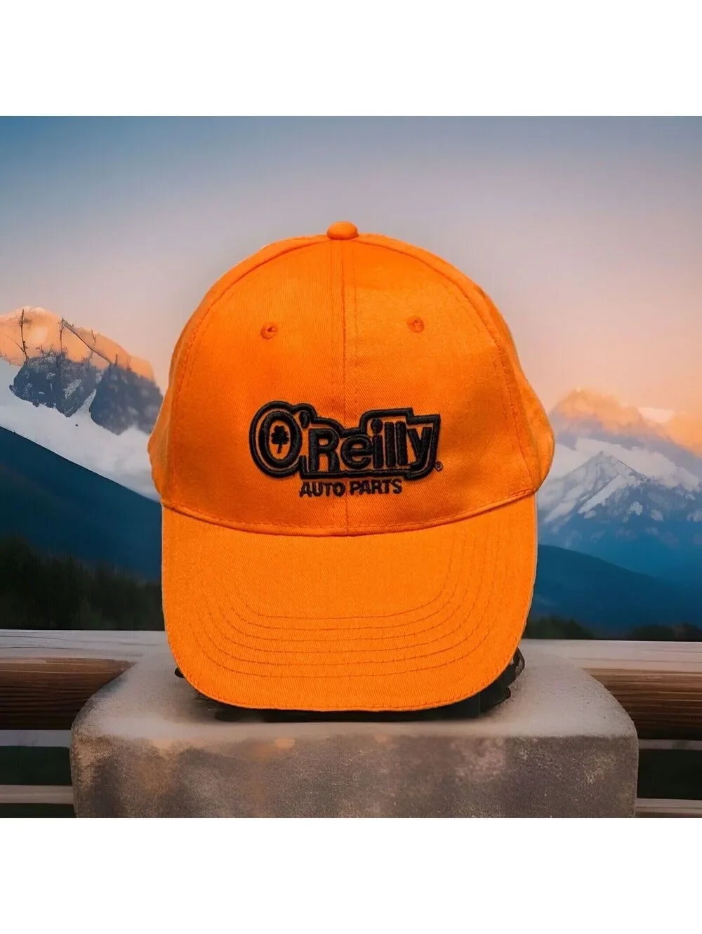 O’Reilly Auto Parts Trucks Cars SUV Oil Changes Hot Rod Orange Baseball Cap